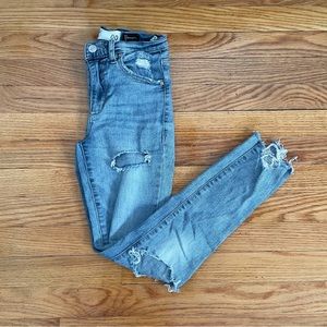 Garage Distressed Ripped Skinny Jeans